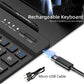 Méarchláir gan sreang Bluetooth le cás leathair do Samsung