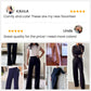 🌸High Stretch Tummy Control Button Wide Leg Pants