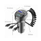 PXCXU Muirear Carger Muirearú Fast le cábla muirir 3-in-1