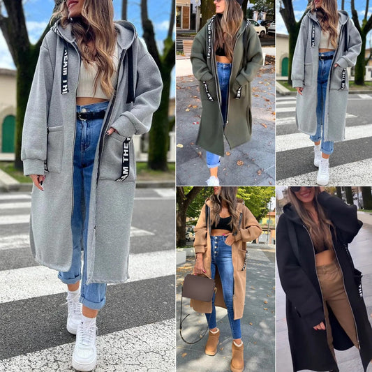 🔥50% OFF✨ Women's Hooded Long Sweatshirt
